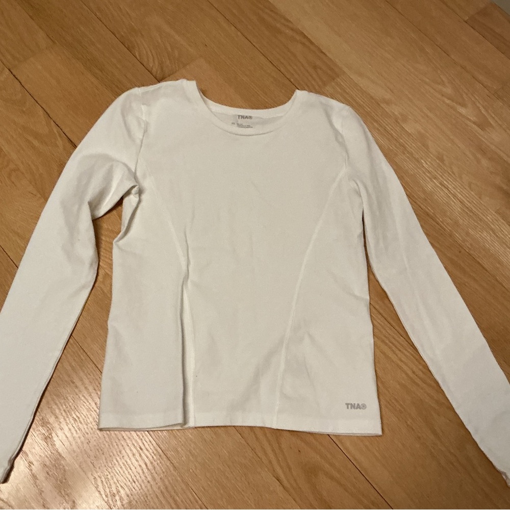 TNA white Long Sleeve Top
